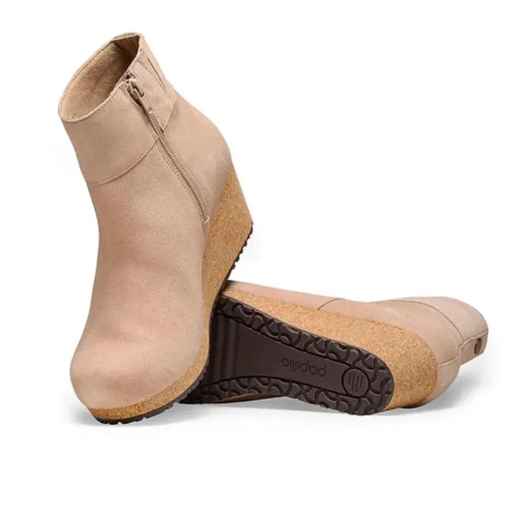 Birkenstock Papillio Ebba Suede Booties NEW - Picture 1 of 8